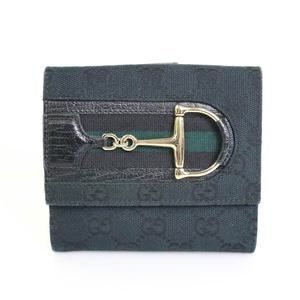 Auth Gucci Gg Canvas Bifold Wallet #78283G18B